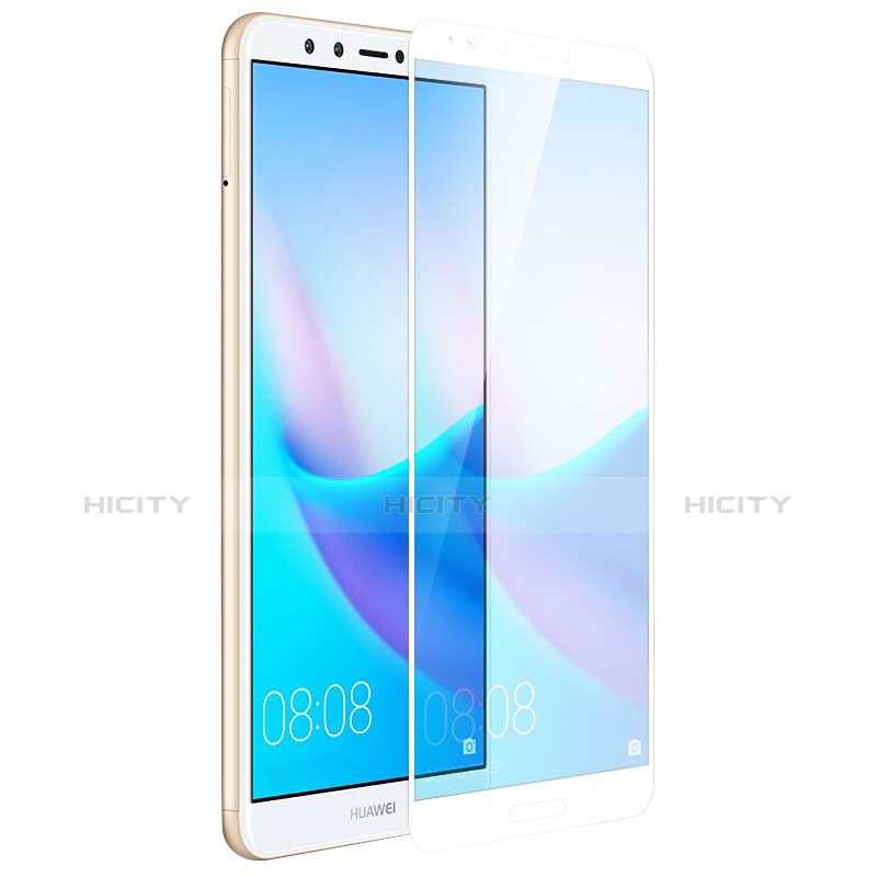 Film Protecteur d'Ecran Verre Trempe Integrale F02 pour Huawei Enjoy 8 Plus Blanc Plus