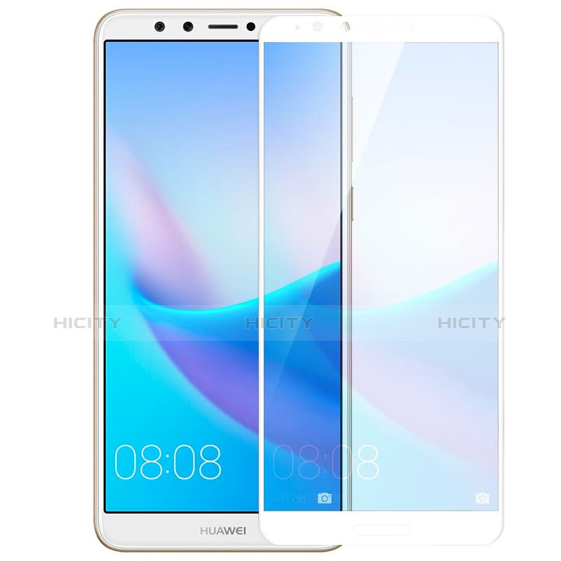 Film Protecteur d'Ecran Verre Trempe Integrale F02 pour Huawei Enjoy 8 Plus Blanc Plus