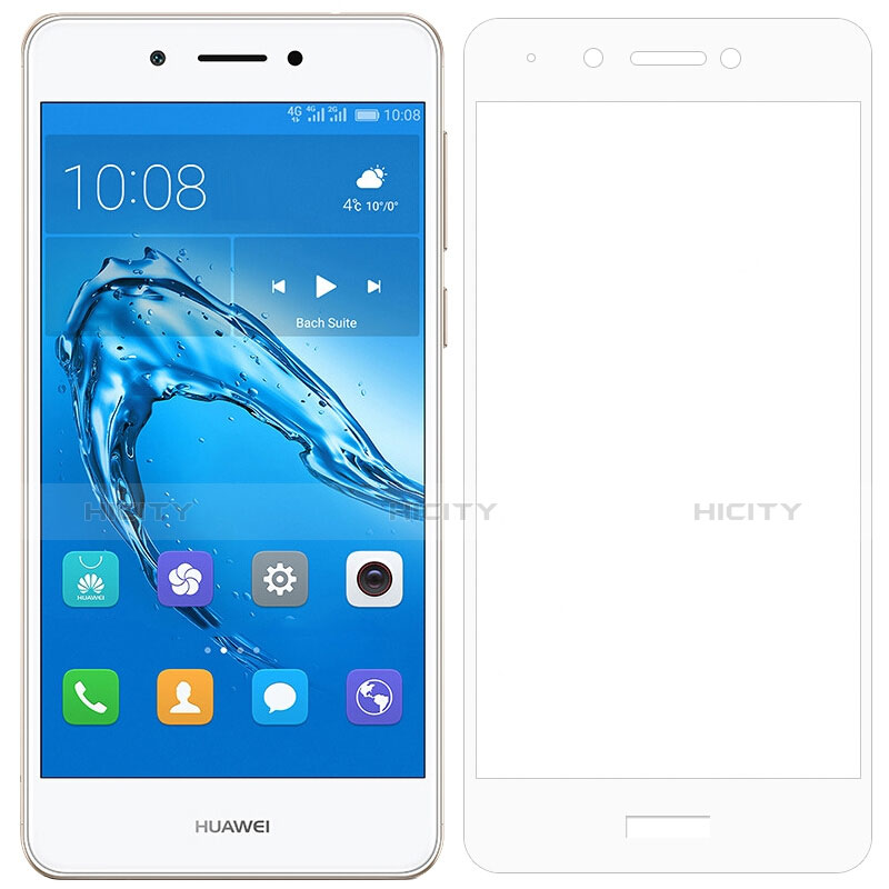 Film Protecteur d'Ecran Verre Trempe Integrale F02 pour Huawei Honor 6C Blanc Plus