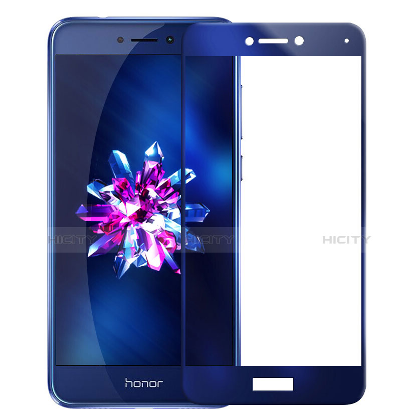 Film Protecteur d'Ecran Verre Trempe Integrale F02 pour Huawei Honor 8 Lite Bleu Plus