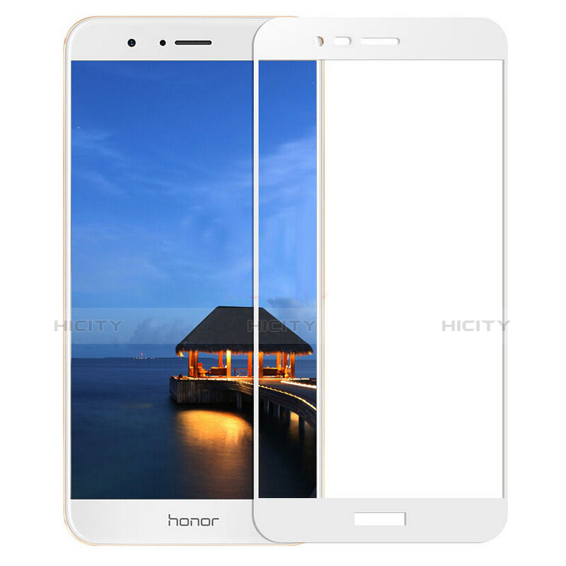 Film Protecteur d'Ecran Verre Trempe Integrale F02 pour Huawei Honor 8 Pro Blanc Plus