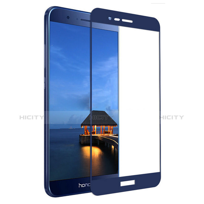 Film Protecteur d'Ecran Verre Trempe Integrale F02 pour Huawei Honor 8 Pro Bleu Plus