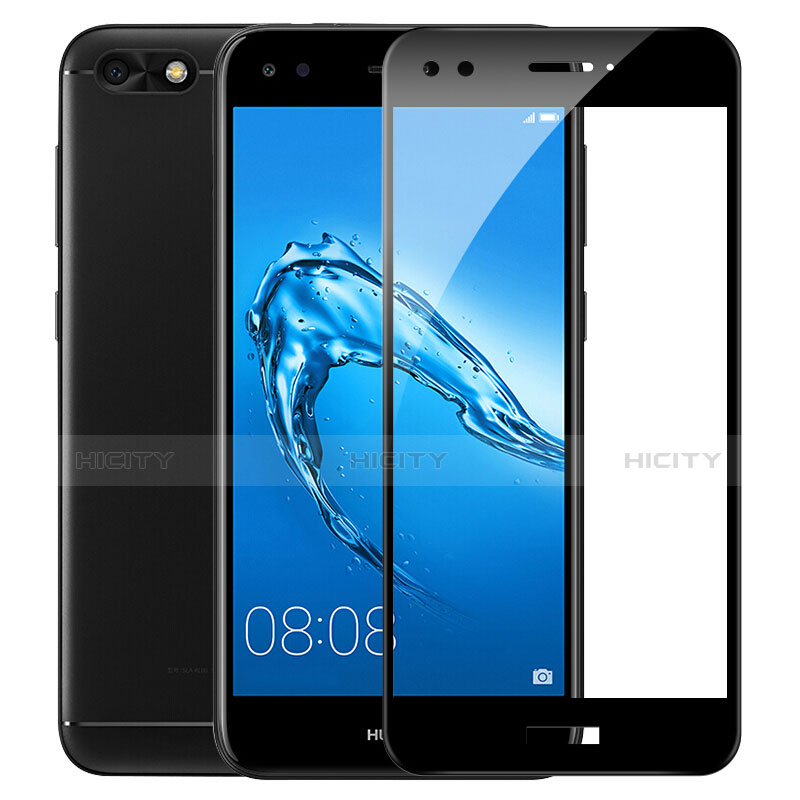 Film Protecteur d'Ecran Verre Trempe Integrale F02 pour Huawei Y7 Prime Noir Plus