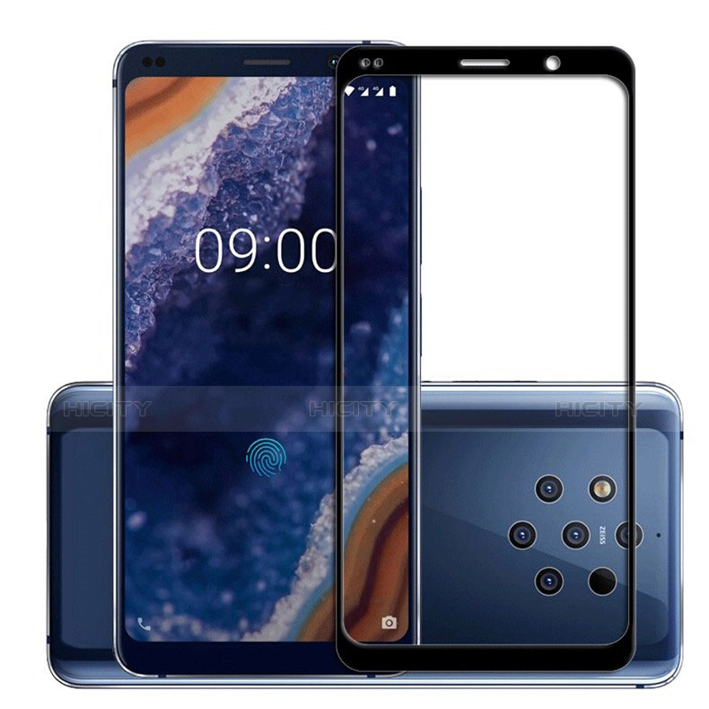 Film Protecteur d'Ecran Verre Trempe Integrale F02 pour Nokia 9 PureView Noir Plus