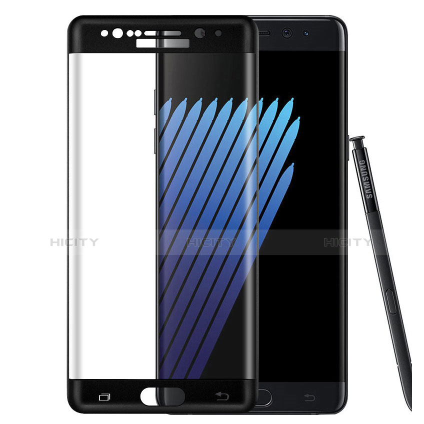 Film Protecteur d'Ecran Verre Trempe Integrale F02 pour Samsung Galaxy Note 7 Noir Plus