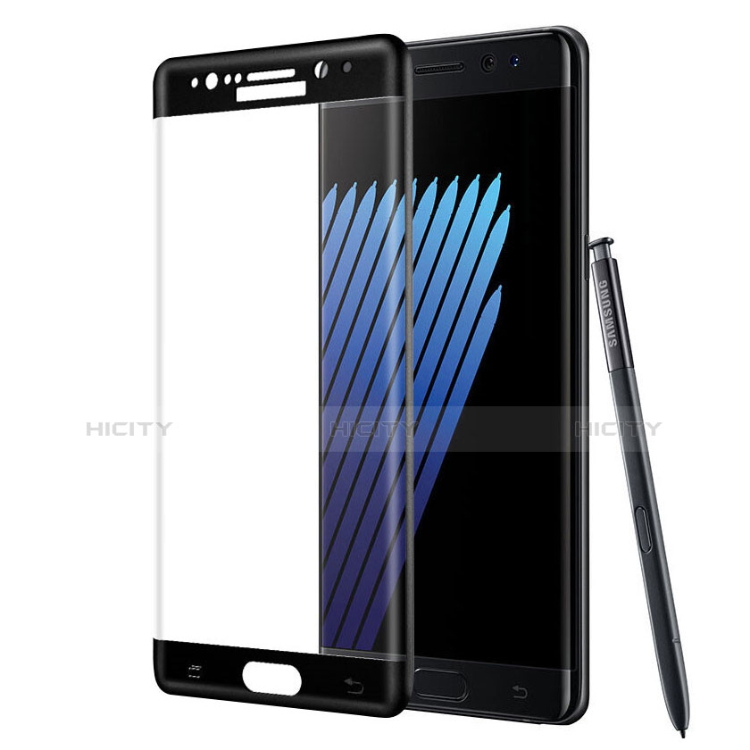 Film Protecteur d'Ecran Verre Trempe Integrale F02 pour Samsung Galaxy Note 7 Noir Plus