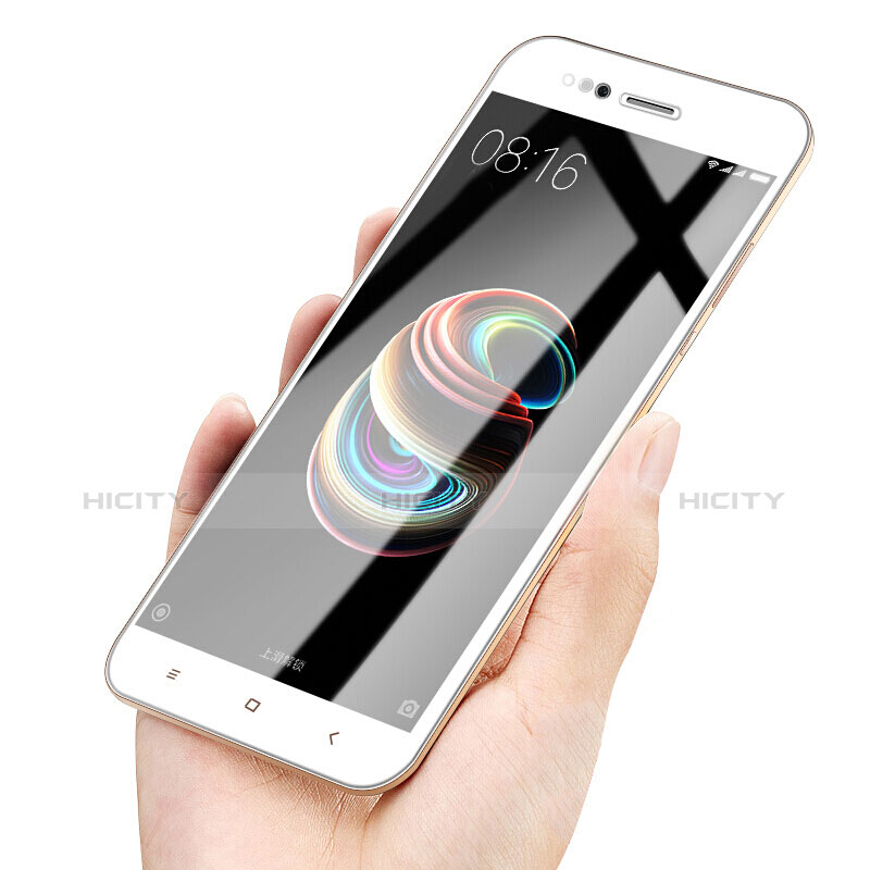 Film Protecteur d'Ecran Verre Trempe Integrale F02 pour Xiaomi Mi 5X Blanc Plus