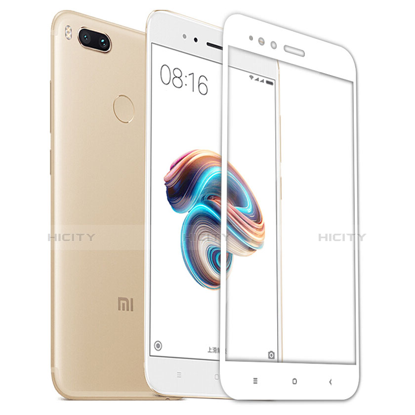 Film Protecteur d'Ecran Verre Trempe Integrale F02 pour Xiaomi Mi 5X Blanc Plus