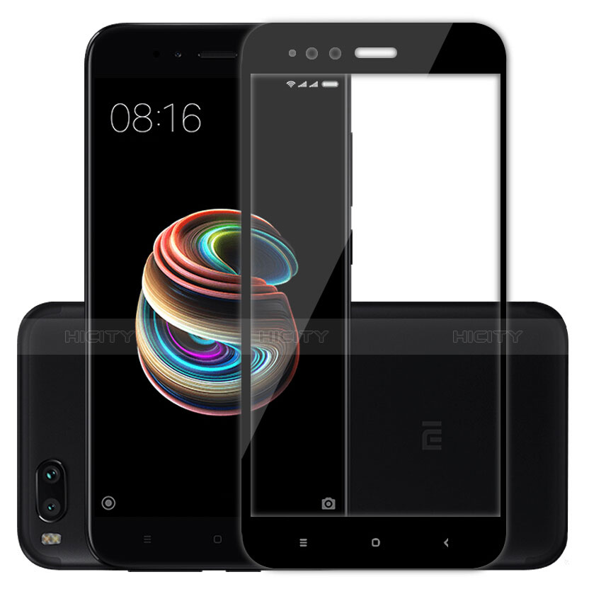 Film Protecteur d'Ecran Verre Trempe Integrale F02 pour Xiaomi Mi 5X Noir Plus