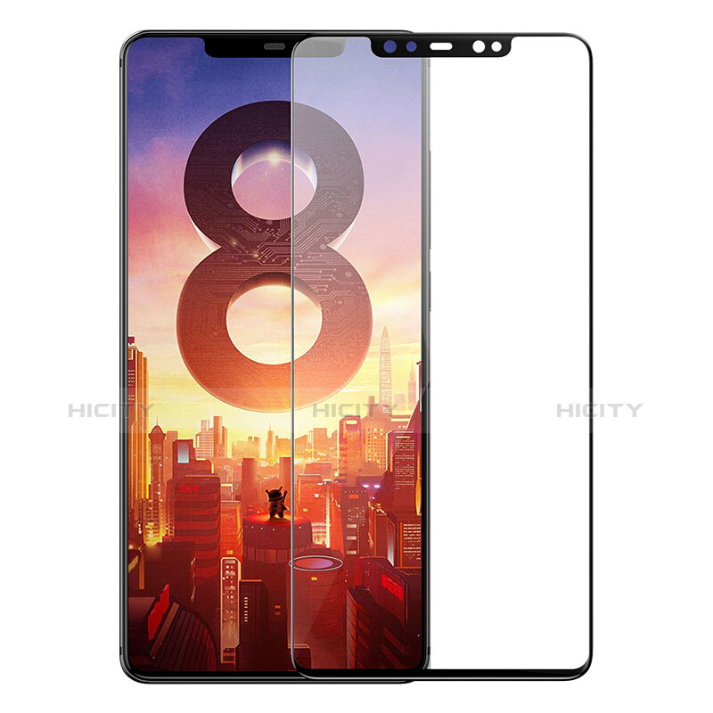 Film Protecteur d'Ecran Verre Trempe Integrale F02 pour Xiaomi Mi 8 Explorer Noir Plus