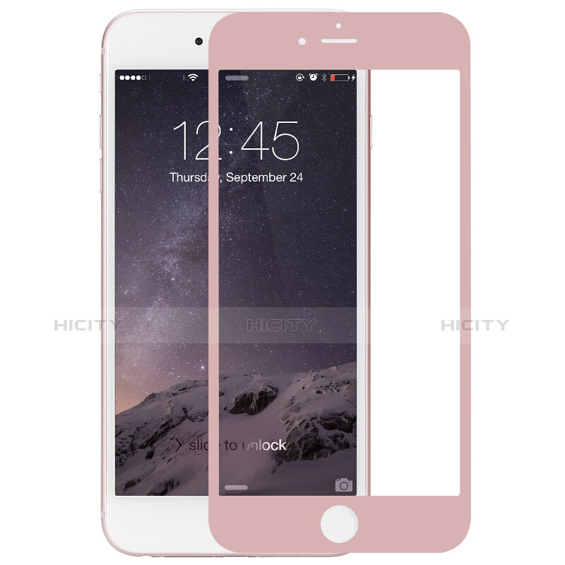 Film Protecteur d'Ecran Verre Trempe Integrale F03 pour Apple iPhone 6 Plus Rose Plus