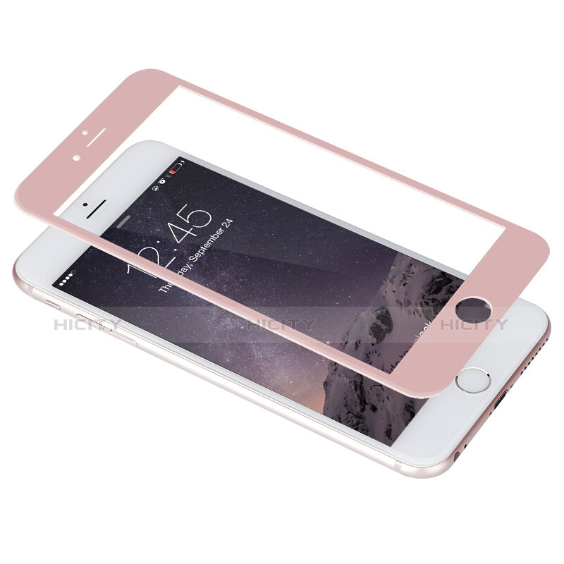 Film Protecteur d'Ecran Verre Trempe Integrale F03 pour Apple iPhone 6 Plus Rose Plus