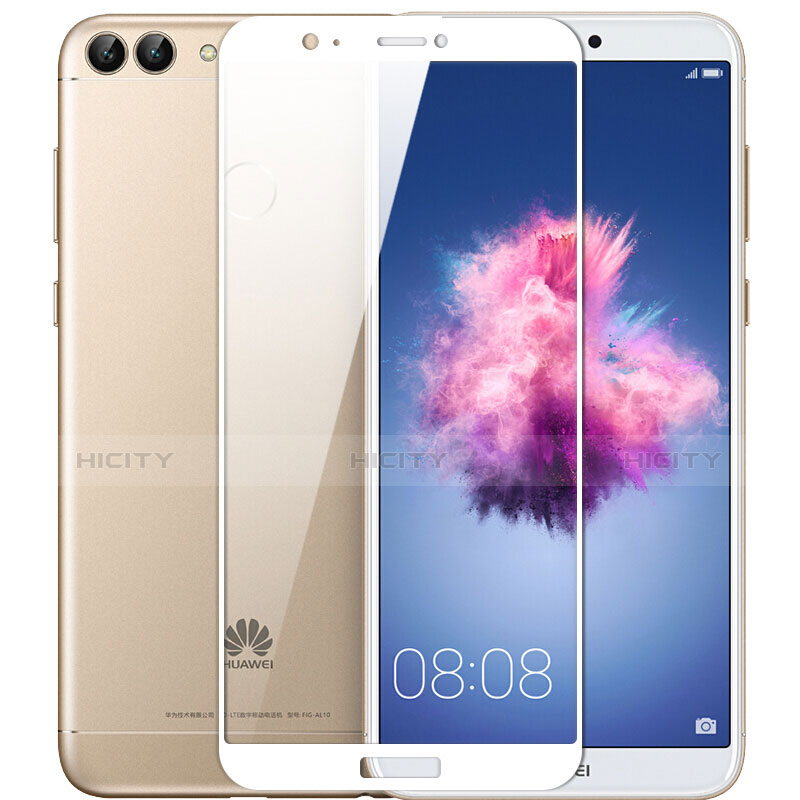 Film Protecteur d'Ecran Verre Trempe Integrale F03 pour Huawei Enjoy 7S Blanc Plus