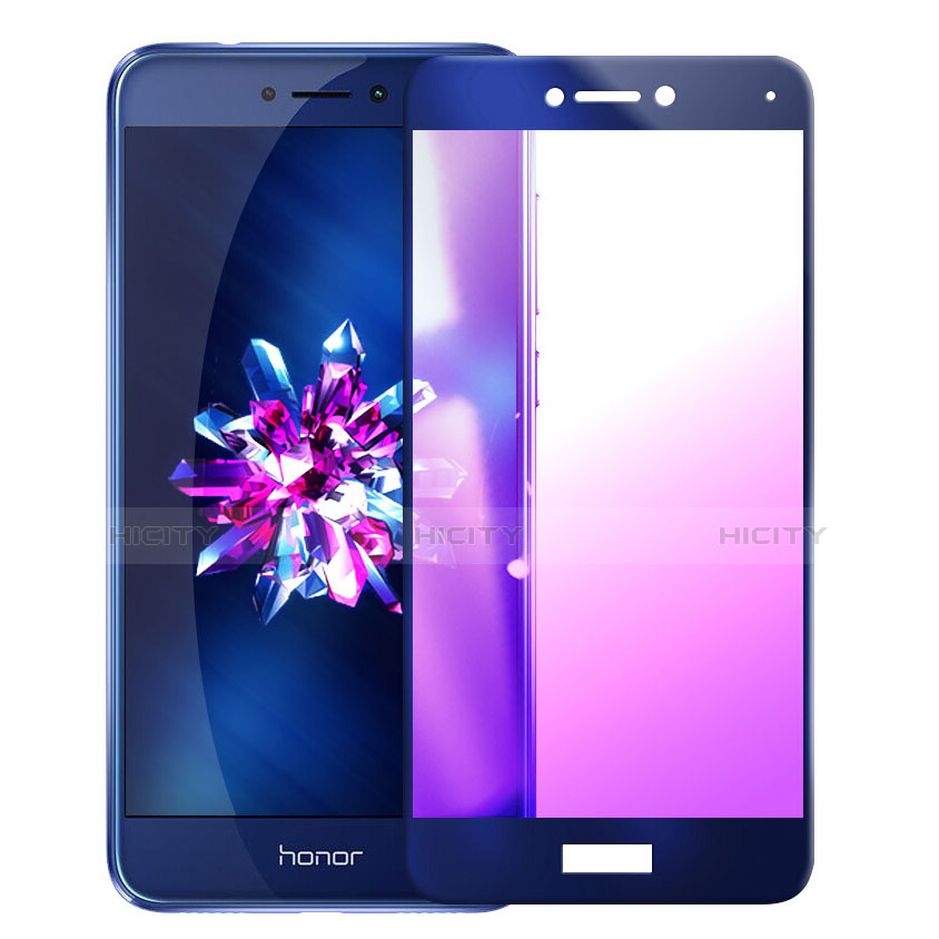 Film Protecteur d'Ecran Verre Trempe Integrale F03 pour Huawei Honor 8 Lite Bleu Plus