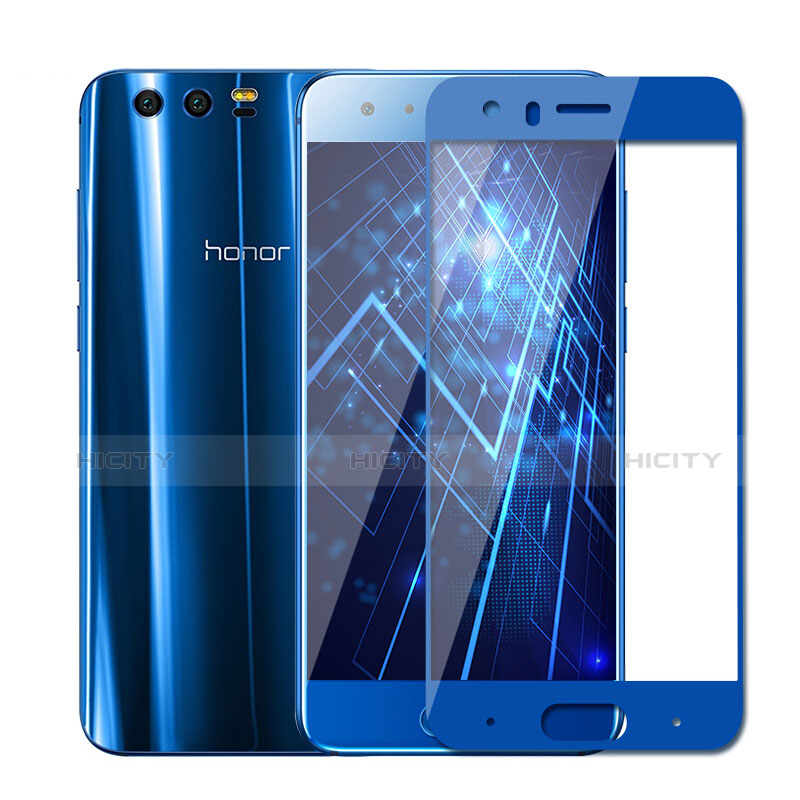 Film Protecteur d'Ecran Verre Trempe Integrale F03 pour Huawei Honor 9 Bleu Plus