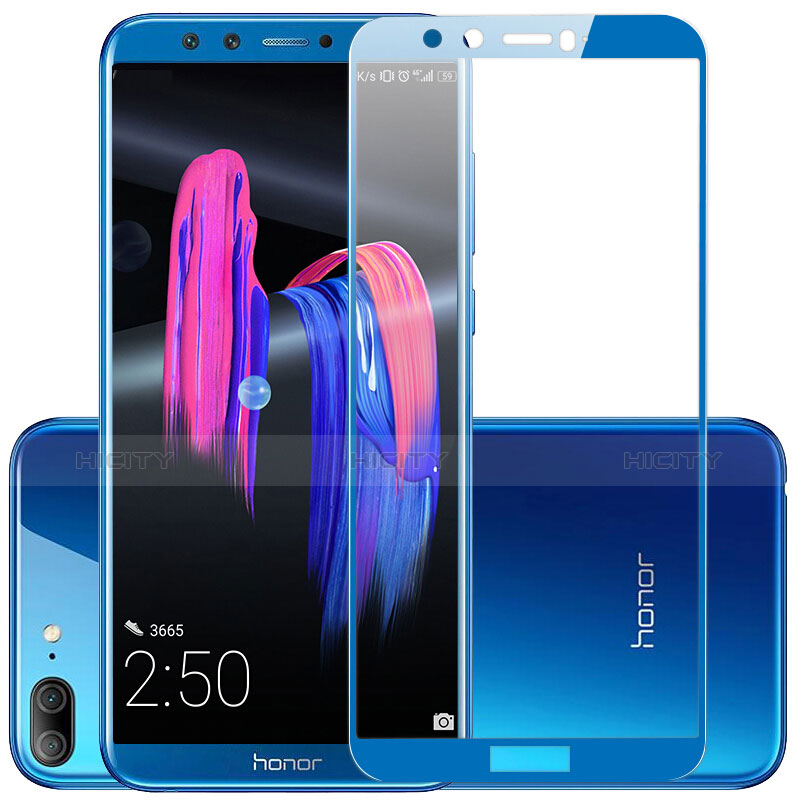 Film Protecteur d'Ecran Verre Trempe Integrale F03 pour Huawei Honor 9 Lite Bleu Plus