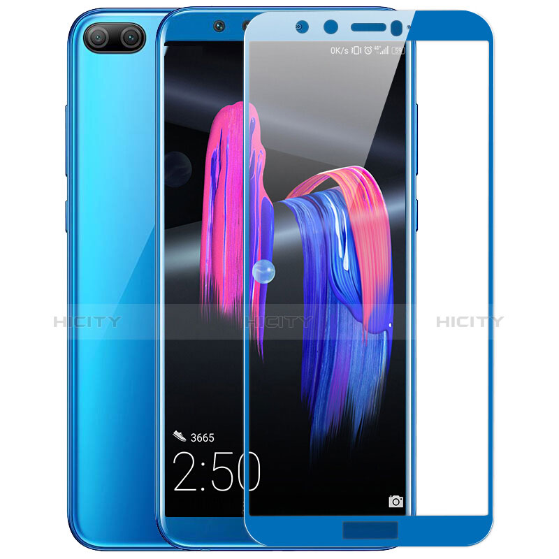 Film Protecteur d'Ecran Verre Trempe Integrale F03 pour Huawei Honor 9 Lite Bleu Plus