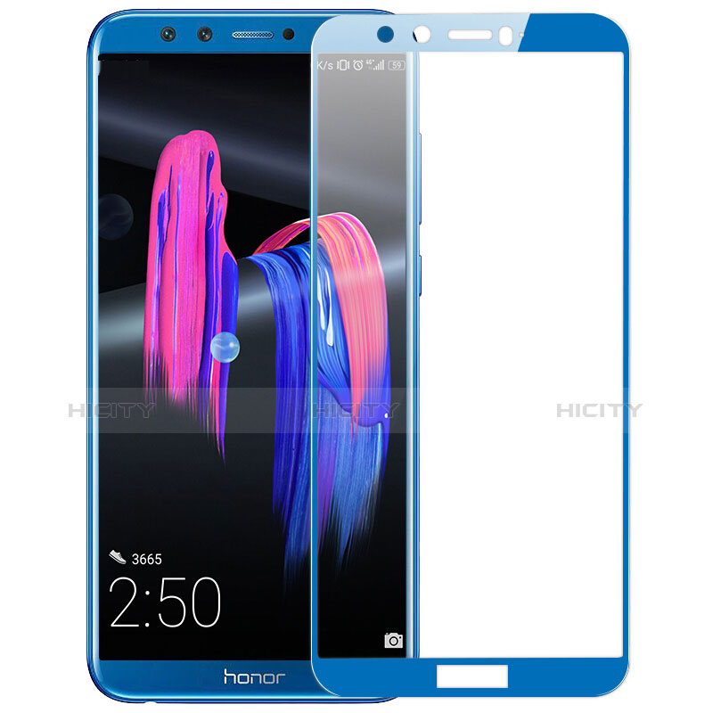 Film Protecteur d'Ecran Verre Trempe Integrale F03 pour Huawei Honor 9 Lite Bleu Plus