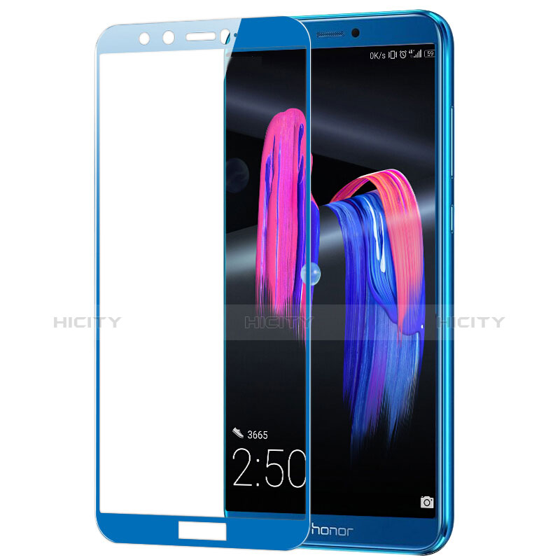 Film Protecteur d'Ecran Verre Trempe Integrale F03 pour Huawei Honor 9 Lite Bleu Plus