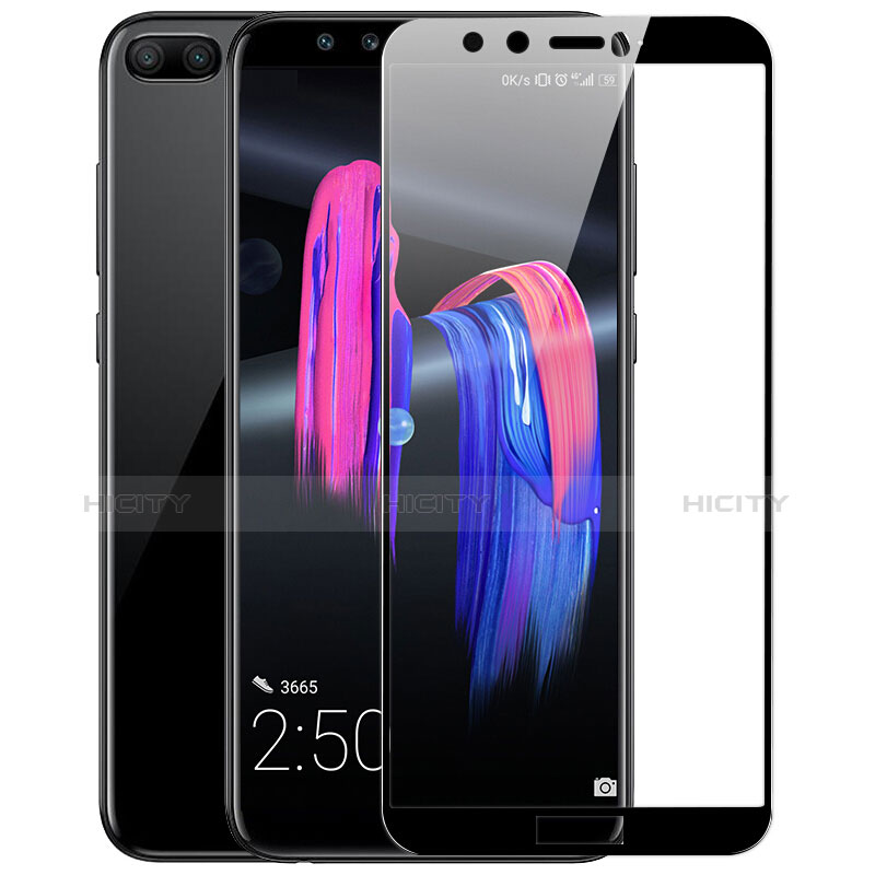 Film Protecteur d'Ecran Verre Trempe Integrale F03 pour Huawei Honor 9 Lite Noir Plus