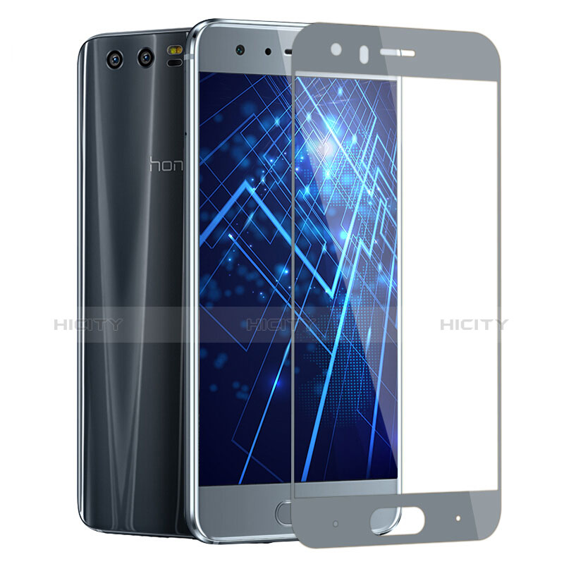 Film Protecteur d'Ecran Verre Trempe Integrale F03 pour Huawei Honor 9 Premium Gris Plus