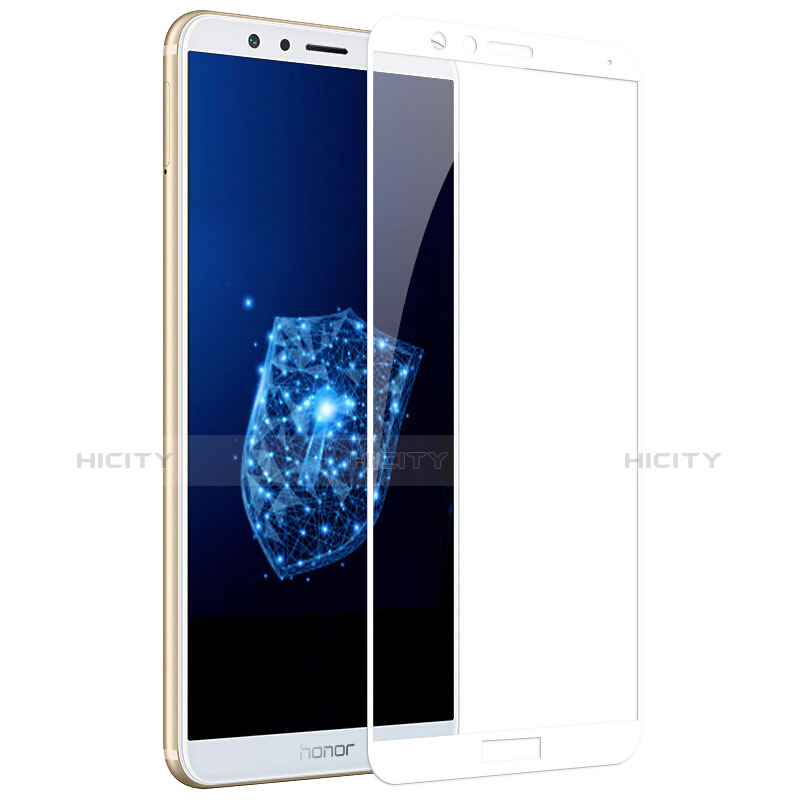 Film Protecteur d'Ecran Verre Trempe Integrale F03 pour Huawei Honor Play 7X Blanc Plus