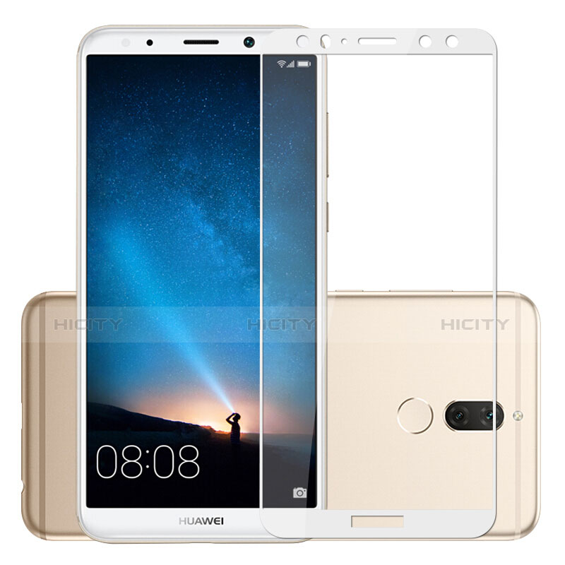 Film Protecteur d'Ecran Verre Trempe Integrale F03 pour Huawei Nova 2i Blanc Plus