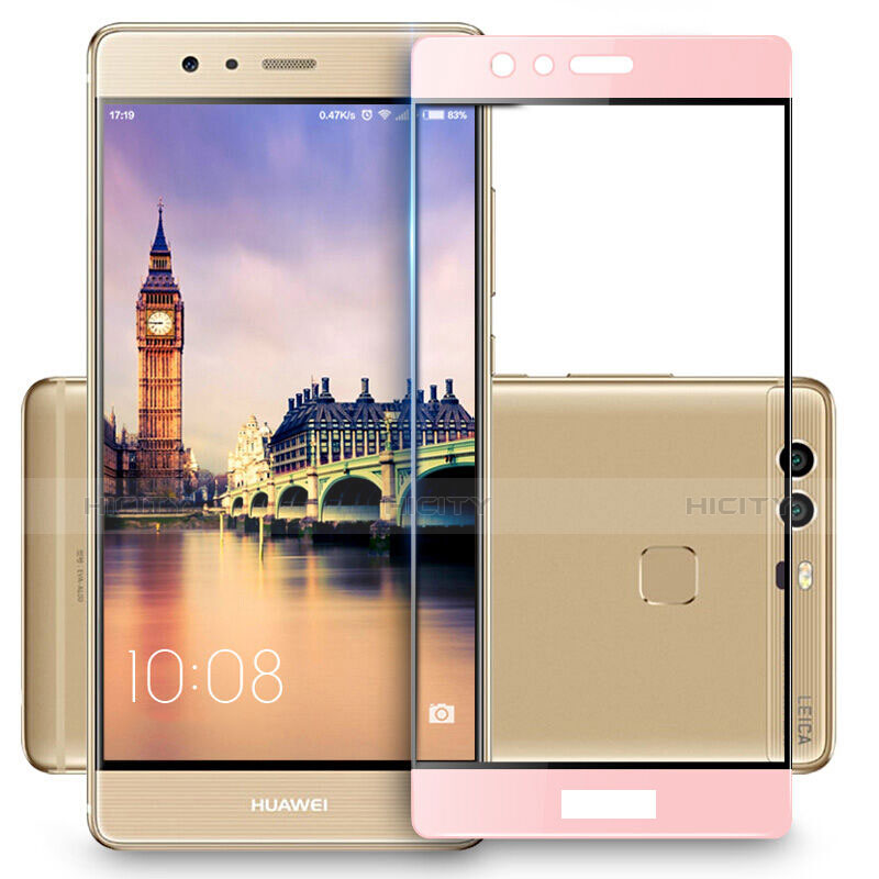 Film Protecteur d'Ecran Verre Trempe Integrale F03 pour Huawei P9 Plus Rose Plus