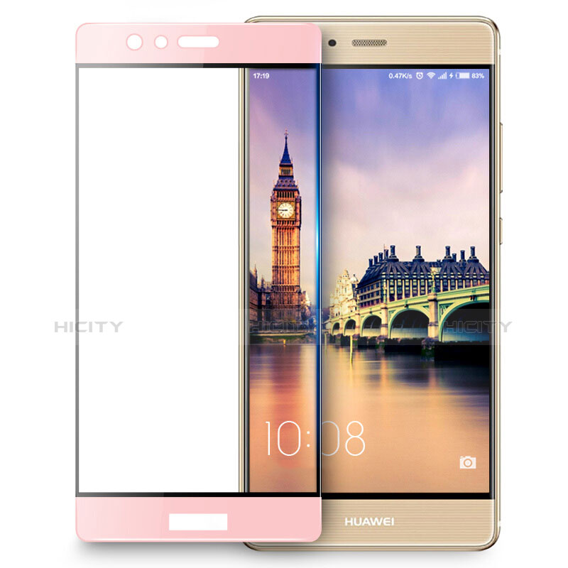 Film Protecteur d'Ecran Verre Trempe Integrale F03 pour Huawei P9 Plus Rose Plus