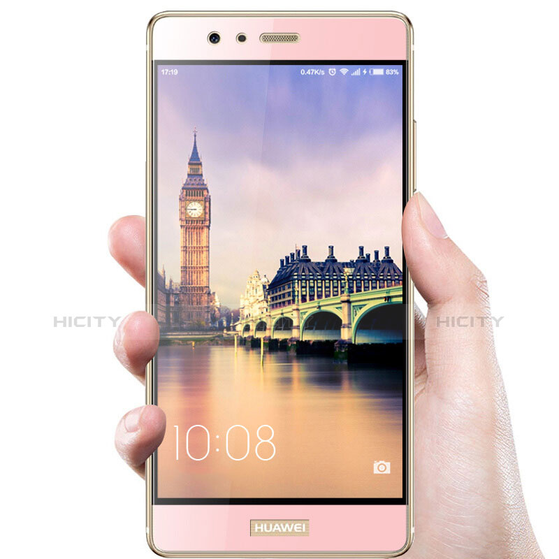 Film Protecteur d'Ecran Verre Trempe Integrale F03 pour Huawei P9 Plus Rose Plus