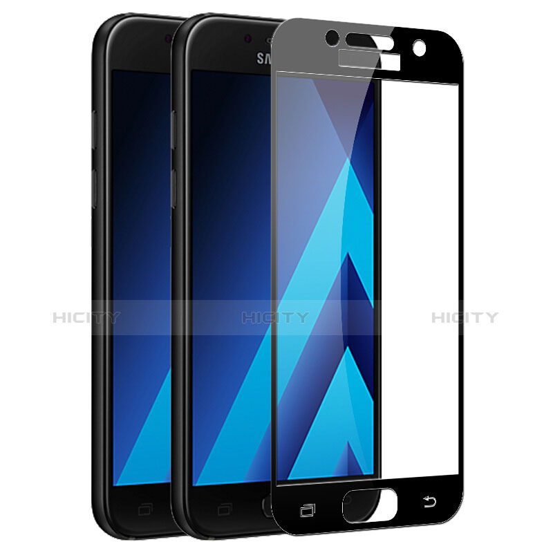 Film Protecteur d'Ecran Verre Trempe Integrale F03 pour Samsung Galaxy A5 (2017) Duos Noir Plus