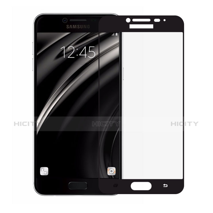 Film Protecteur d'Ecran Verre Trempe Integrale F03 pour Samsung Galaxy C7 SM-C7000 Noir Plus