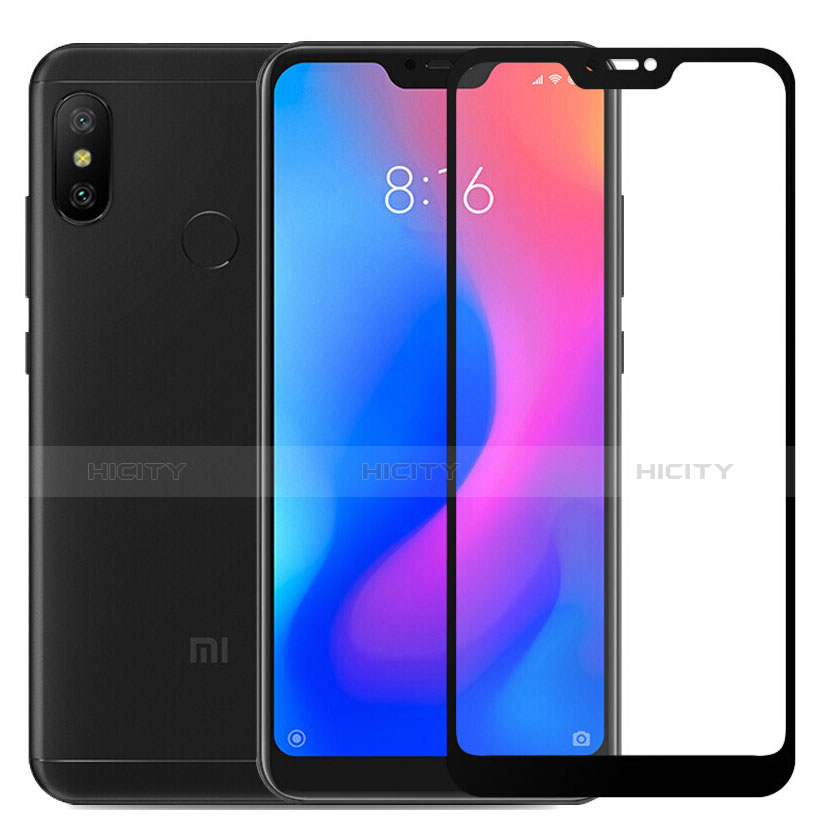 Film Protecteur d'Ecran Verre Trempe Integrale F03 pour Xiaomi Redmi 6 Pro Noir Plus