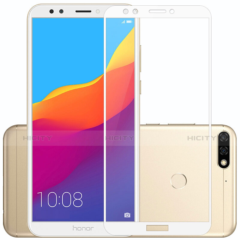 Film Protecteur d'Ecran Verre Trempe Integrale F04 pour Huawei Enjoy 8 Blanc Plus