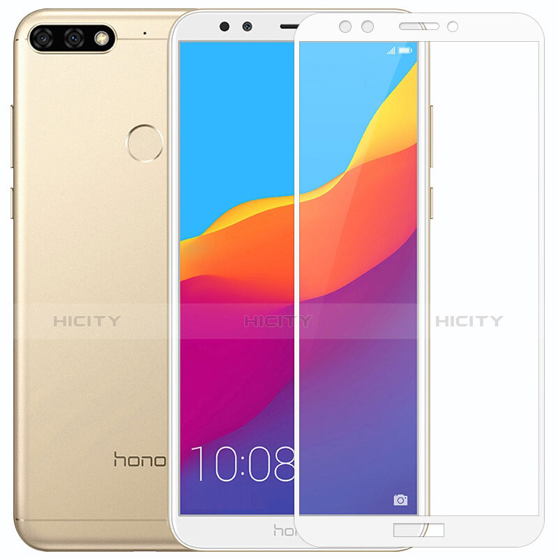 Film Protecteur d'Ecran Verre Trempe Integrale F04 pour Huawei Enjoy 8 Blanc Plus