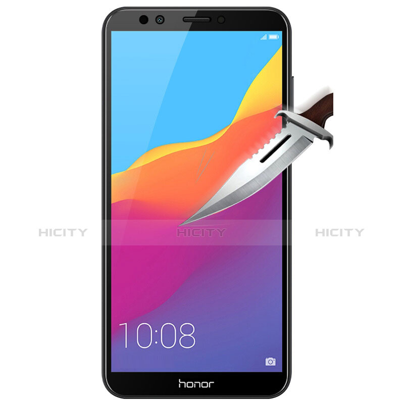 Film Protecteur d'Ecran Verre Trempe Integrale F04 pour Huawei Honor 7C Noir Plus