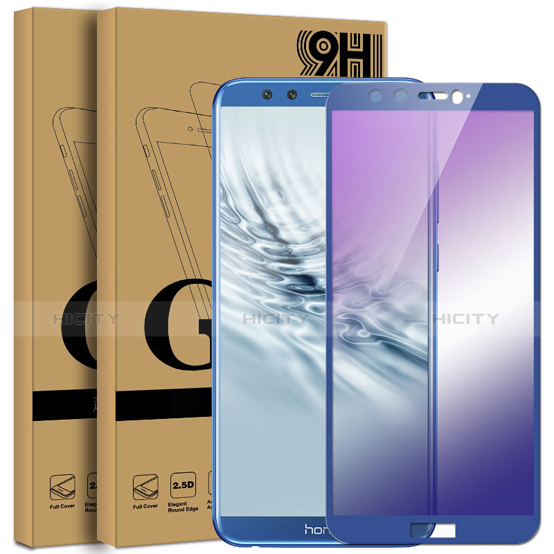 Film Protecteur d'Ecran Verre Trempe Integrale F04 pour Huawei Honor 9 Lite Bleu Plus