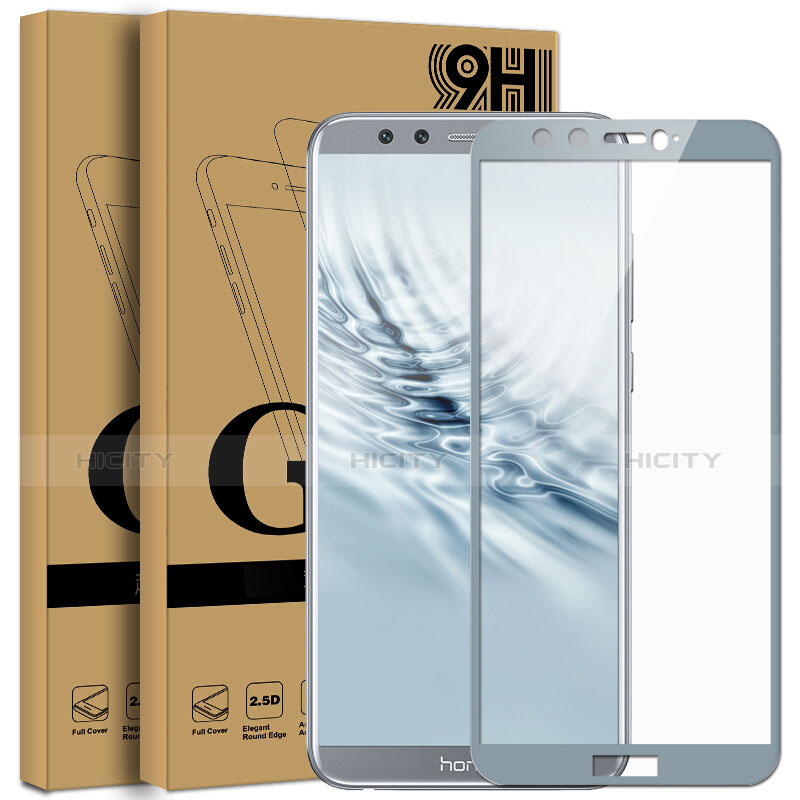 Film Protecteur d'Ecran Verre Trempe Integrale F04 pour Huawei Honor 9 Lite Gris Plus