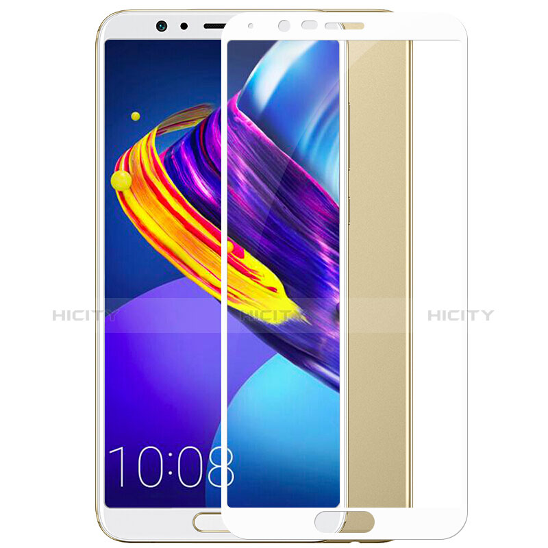 Film Protecteur d'Ecran Verre Trempe Integrale F04 pour Huawei Honor View 10 Blanc Plus