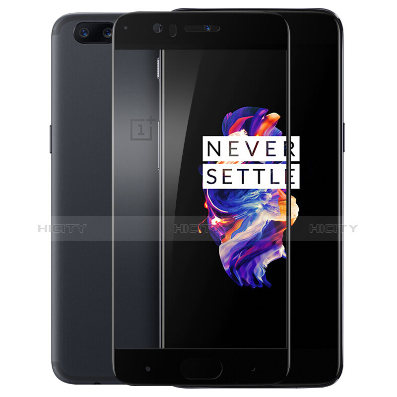 Film Protecteur d'Ecran Verre Trempe Integrale F04 pour OnePlus 5 Noir Plus