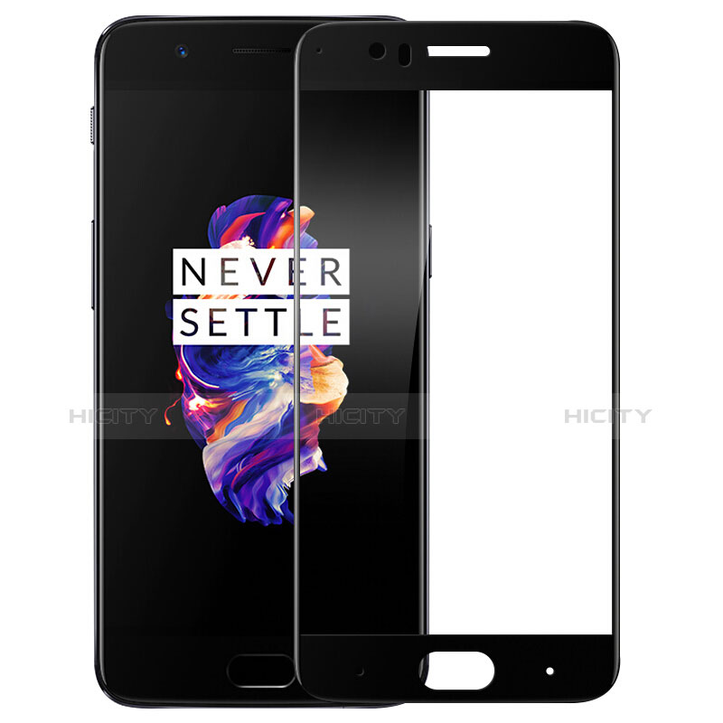 Film Protecteur d'Ecran Verre Trempe Integrale F04 pour OnePlus 5 Noir Plus