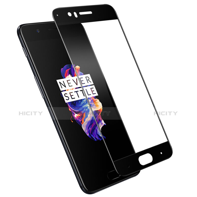 Film Protecteur d'Ecran Verre Trempe Integrale F04 pour OnePlus 5 Noir Plus