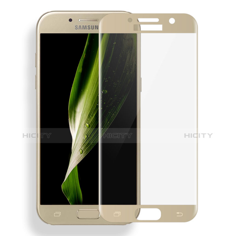 Film Protecteur d'Ecran Verre Trempe Integrale F04 pour Samsung Galaxy A3 (2017) SM-A320F Or Plus