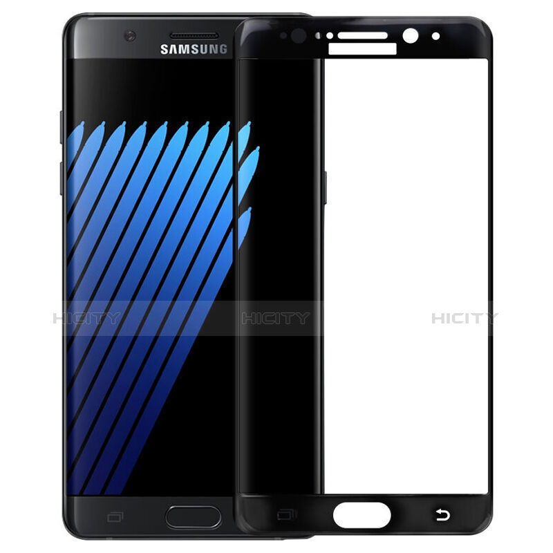 Film Protecteur d'Ecran Verre Trempe Integrale F04 pour Samsung Galaxy Note 7 Noir Plus