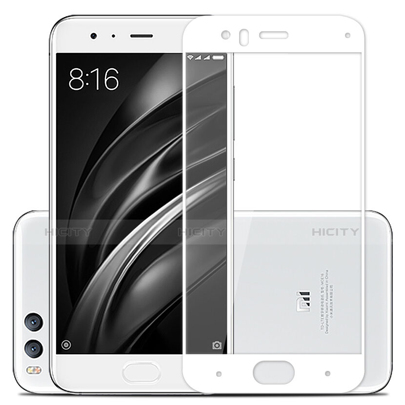 Film Protecteur d'Ecran Verre Trempe Integrale F04 pour Xiaomi Mi 6 Blanc Plus