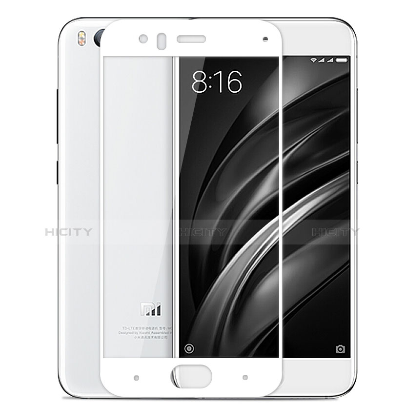 Film Protecteur d'Ecran Verre Trempe Integrale F04 pour Xiaomi Mi 6 Blanc Plus