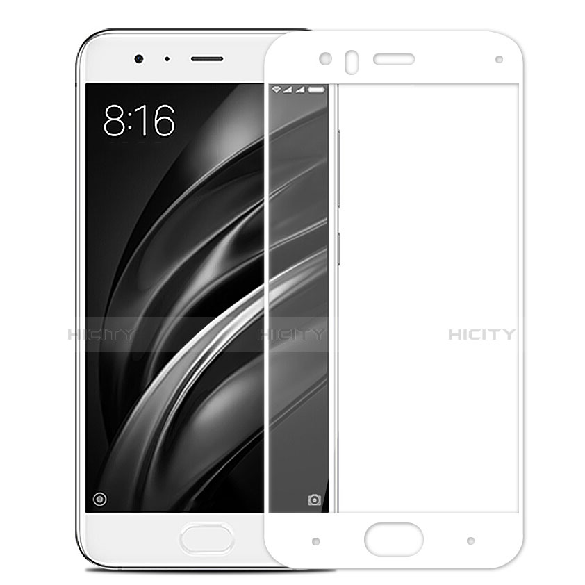 Film Protecteur d'Ecran Verre Trempe Integrale F04 pour Xiaomi Mi 6 Blanc Plus