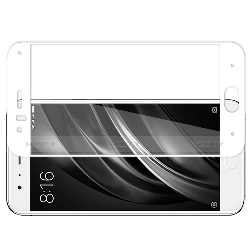 Film Protecteur d'Ecran Verre Trempe Integrale F04 pour Xiaomi Mi 6 Blanc Plus