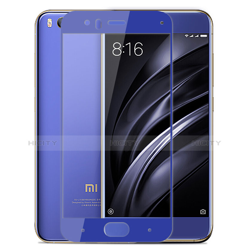 Film Protecteur d'Ecran Verre Trempe Integrale F04 pour Xiaomi Mi 6 Bleu Plus