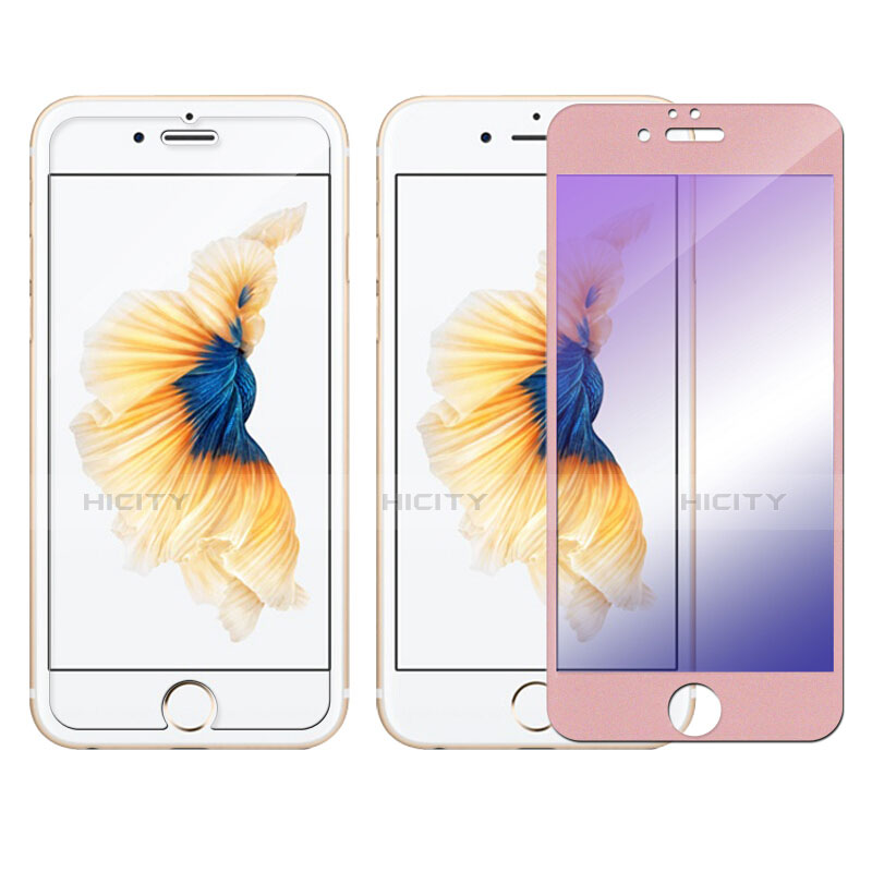 Film Protecteur d'Ecran Verre Trempe Integrale F05 pour Apple iPhone 6 Plus Or Rose Plus